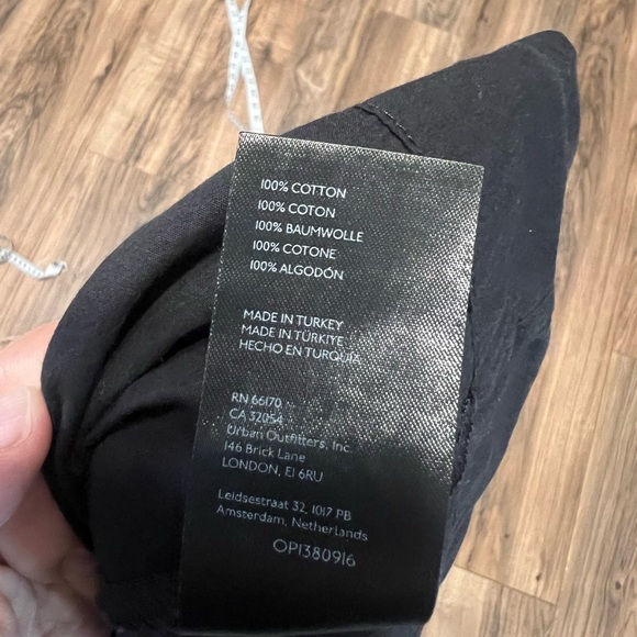 Anthropologie Somerset Mini Dres Black Cotton Tiered Smocked Waist Plus Size 3X - Picture 13 of 16